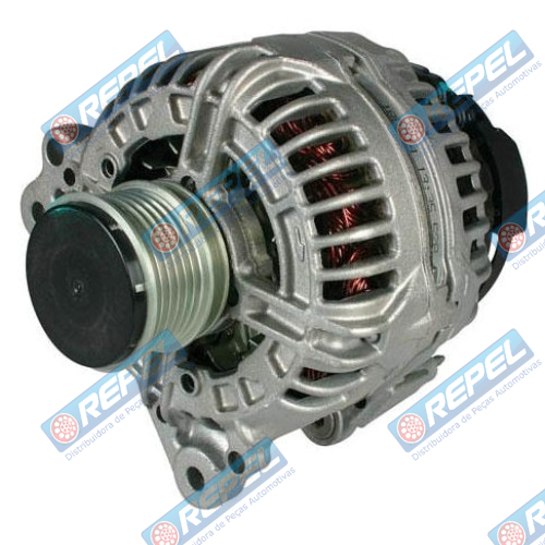 Alternador Bosch 12V 120Amp. Golf GTi Pássat Alemao Audi A3 A4 Bora New Betlle