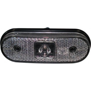 Lanterna Frontal e Lateral Cristal Carreta Facchini Oval S/Suporte