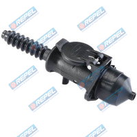 Engate Completo Tomada Elétrica Plástica Conexão Cavalo Carreta 7 Polos