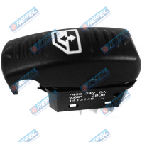 Botão Vidro Elétrico Scania Série 4 124 114 94 Todas 98> Série P / G / R / T 