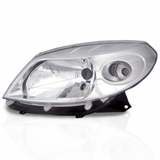 Farol Principal Renault Sandero 2008 2009 2010 2011 Cromado Lado Direito