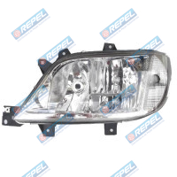 Farol Principal Sprinter 2003> CDI Liso C/Farol Milha Lado Direito