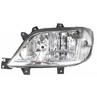 Farol Principal Sprinter 2003> CDI Liso C/Farol Milha Lado Direito