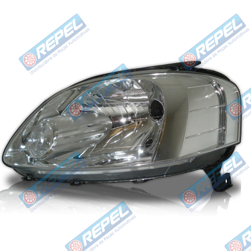Farol Principal VW Fox Crossfox Spacefox 2004> Simples Lado Esquerdo