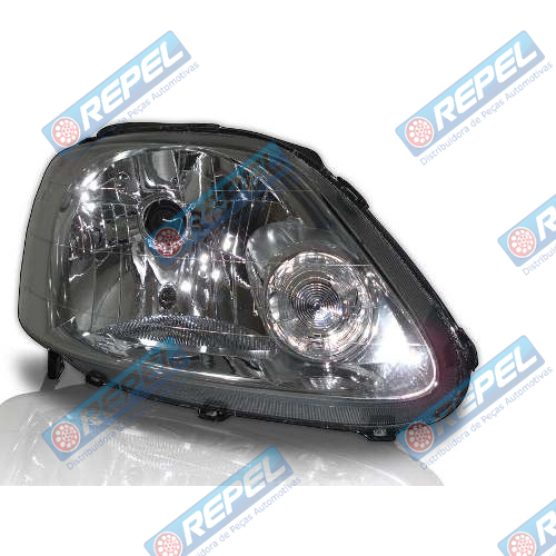Farol Principal VW Fox Crossfox Spacefox 2004> Simples Lado Direito