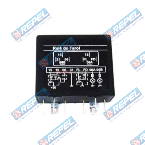 Rele Alta Baixa Farol Scania Série 4 124 114 P94 113 97 a 2007 8 Terminais 