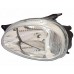 Farol Principal Corsa 2000> Corsa Classic 2003 a 2010 Lente Lisa carcaca Preta Lado Esquerdo