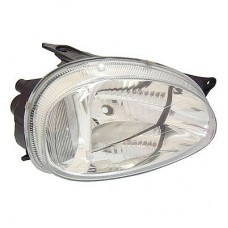 Farol Principal Corsa 2000> Corsa Classic 2003 a 2010 Lente Lisa carcaca Preta Lado Direito