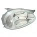 Farol Principal Corsa 2000> Classic 2003 a 2010 Carcaça Cinza Lente Lisa Lado Direito