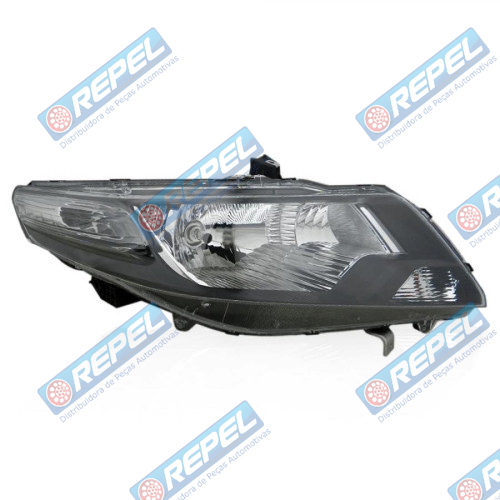 Farol Principal Honda City 2009 2010 2011 2012 Lado Esquerdo