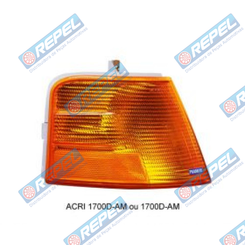 Lanterna Seta Dianteira Volvo NH 12 Amarela Lado Esquerdo