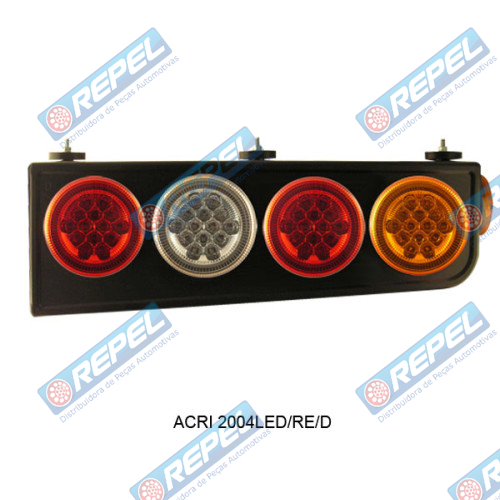 Conjunto Lanterna Traseira LED Carreta Randon >2011 C/LED em Todas Lanternas Lado Direito