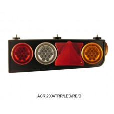 Conjunto Lanterna Traseira LED Carreta Randon C/triangulo Lado Direito