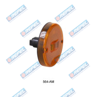 Lanterna Lateral Amarela Carreta Guerra Moderna s/suporte