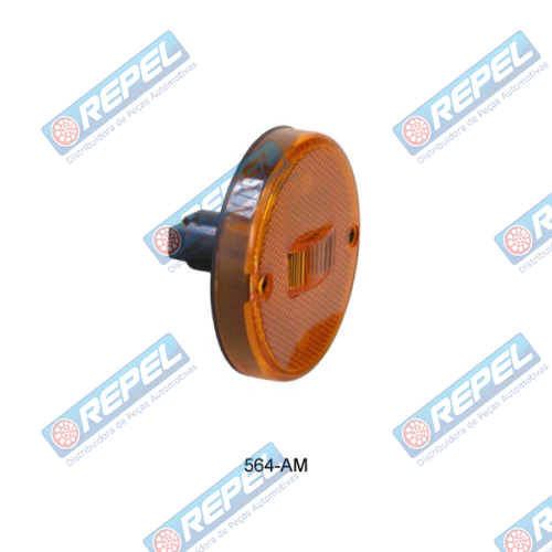 Lanterna Lateral Amarela Carreta Guerra Moderna s/suporte