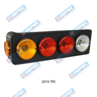 Conjunto Lanterna Traseira Cromada Carreta Facchini