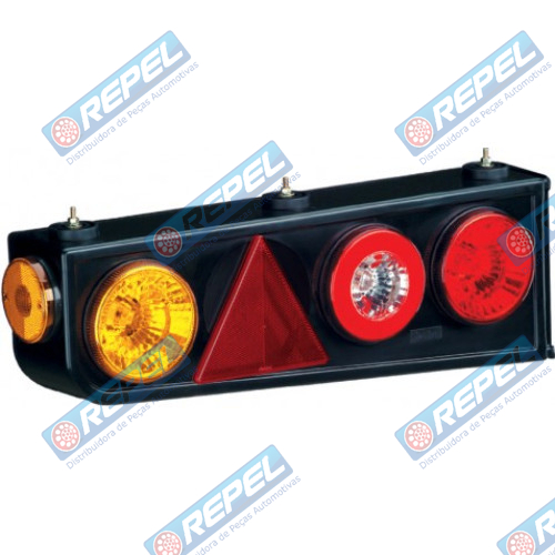 Conjunto Lanterna Traseira Randon Moderna 2009> C/Triangulo Lado Direito