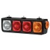 Conjunto Lanterna Traseira LED 24V Guerra Carretas Implementos   Lado Direita