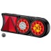 Conjunto Lanterna LED 24V Circle Light (conector 7  vias) Exclusivo Sinalsul Carretas Implementos Un