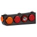 Conjunto Lanterna LED 24V Carreta Implemento Randon 2008> Lado Esquerdo