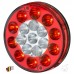 Lanterna Traseira LED 24V Multifunção Universal Carretas Implementos Carretinhas Vermelha e Cristal 