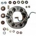 Conjunto Placa Retificadora Alternador John Deere Peugeot MF F250 F350