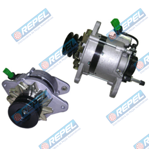Alternador Mitsubishi 12V 75Amp. Toyota Hilux 98 a 2004 C/ Bomba Vácuo Polia Dupla