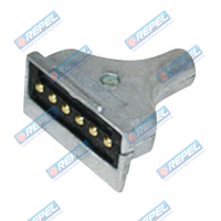 Engate Macho Tomada Elétrica Alumínio  Conexão original  06 Polos