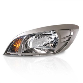 Farol Principal GM Celta 2011 2012 Cronomix Cinza Lado Direito