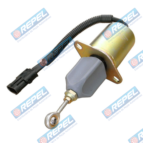Válvula Solenoide Afogamento Caminhão VW Cargo Cummins 12V 3Terminais
