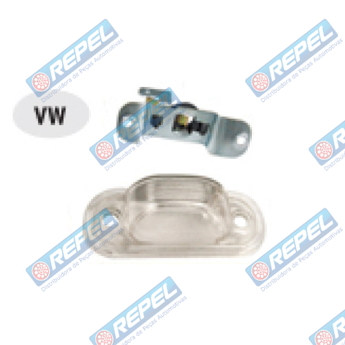 Lanterna de Placa Gol Parati Saveiro Santana Voyage 1986> Pintada