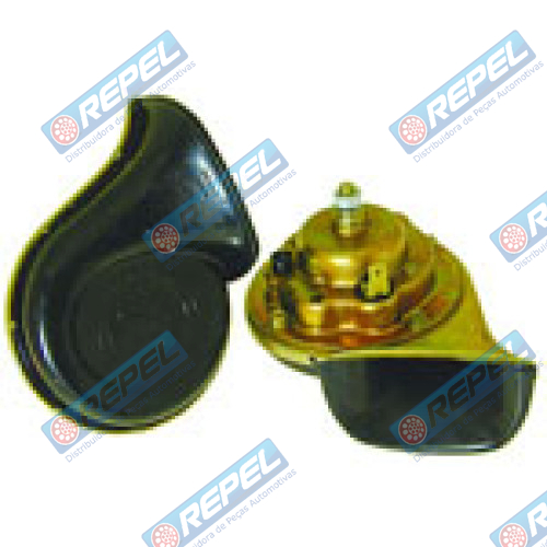 Buzina Caracol Dupla 12V 1 Terminal Universal