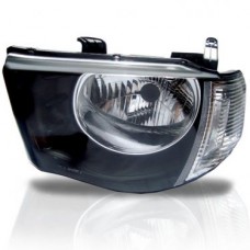 Farol Principal Mitsubishi L200 Triton 2008 2009 2010 2011 2012 C/ Pisca Cristal Lado Esquerdo
