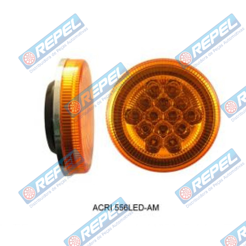 Lanterna Led Conj. Tras. Randon Moderna Amarela Bi-volt