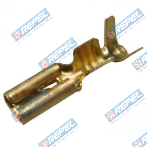 Terminal Encaixe Mini Fêmea Mosquinho 2.8mm C/Trava (PCT 100)