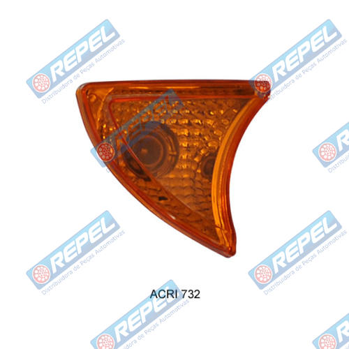 Lanterna Dianteira Frontal Iveco Stralis Tector Cursor Amarela Lado Esquerda