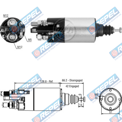 Automático Partida 24VMitsubishi MBB Axor 3340 3344 2540 2544 4040 4044 2640 2644 Actros 