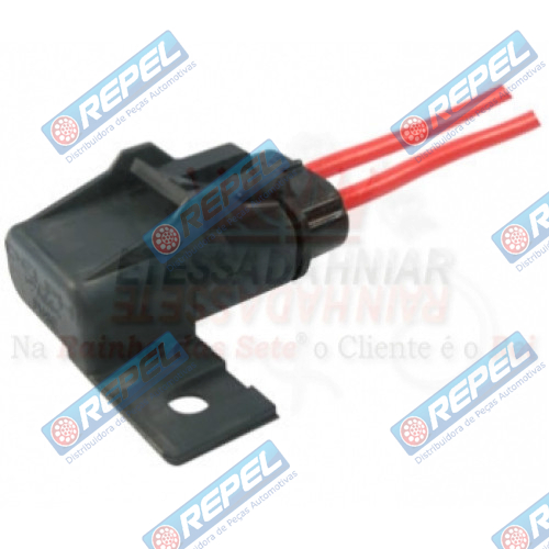 Porta Fuzivel C/Tampa Universal Adaptação Fio 4MM