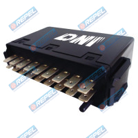 Rele Seta e Limpador MBB Axor Atego 2003> Comando Seta e Limpador 18 Terminais