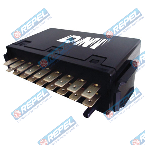 Rele Seta e Limpador MBB Axor Atego 2003> Comando Seta e Limpador 18 Terminais