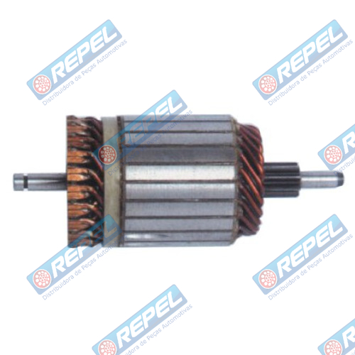 Induzido Partida Valeo Renault Peugeto Citroen GM 8 Estrias