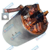 Conjunto Carcaça e Bobina e Porta Escova Partida Bosch Scania Série 4 114 124 Usado na Partida 0001