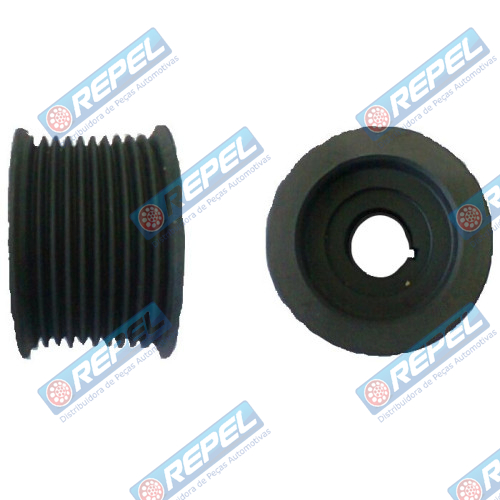 Polia Alternador Leece Neville 185AMP. Case A8000 A8800 Colhedora 10Canais