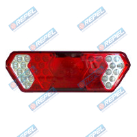 Lanterna Traseira LED Guerra  Bitrem Rodotrem 2011 2012 Lado Direito