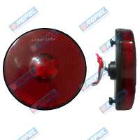 Lanterna Lateral LED 12/24V Vermelha Carreta Randon 2010> e Adaptações