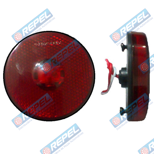 Lanterna Lateral LED 12/24V Vermelha Carreta Randon 2010> e Adaptações