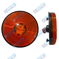 Lanterna Lateral LED 12/24V Amarela Carreta Randon 2010> e Adaptações