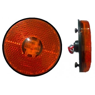 Lanterna Lateral LED 12/24V Amarela Carreta Randon 2010> e Adaptações