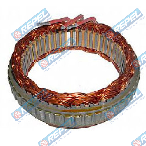 Estator Alternador Prestolite Leece Neville 12V 160Amp. Colhedora Case e MF (usado alt. 8LHA2070VB ,