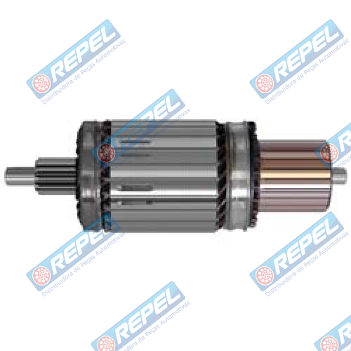 Induzido Partida Mitsubishi 24V Volvo FH FM Scania 124 177mm